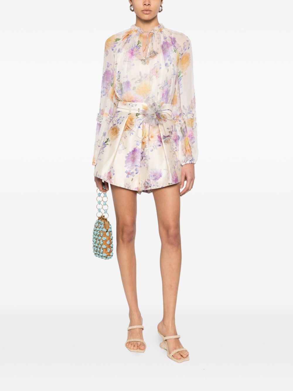 Shorts "Luna" a fiori