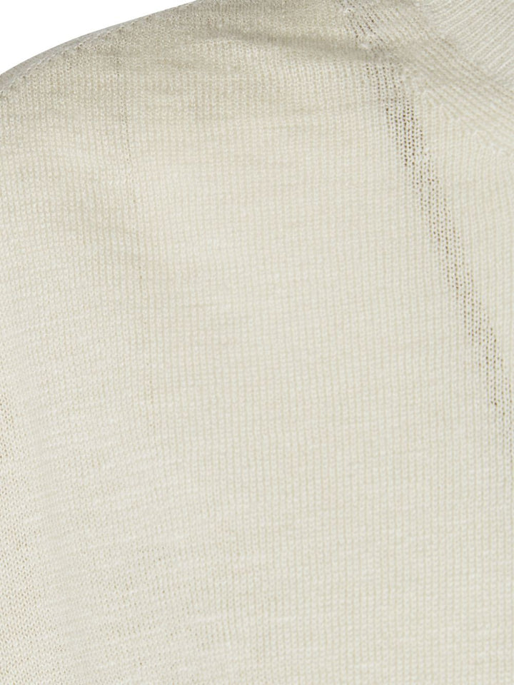 Maglione a maglia fine con spalle scese