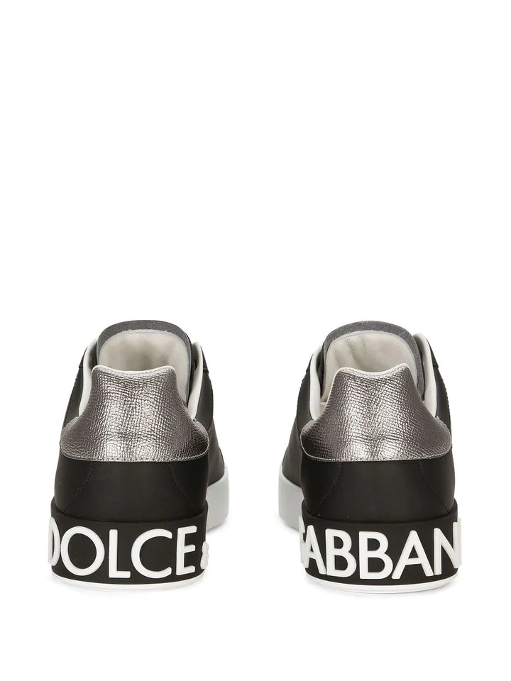 DOLCE & GABBANA Sneakers in pelle nera