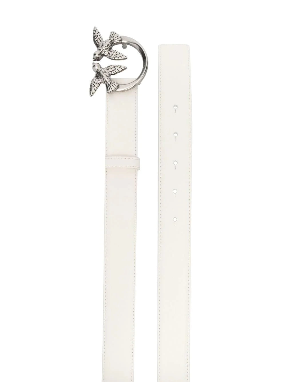 PINKO Cintura pelle bianco