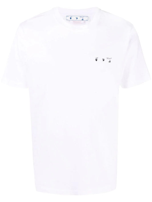 OFF WHITE T-shirt in cotone bianco