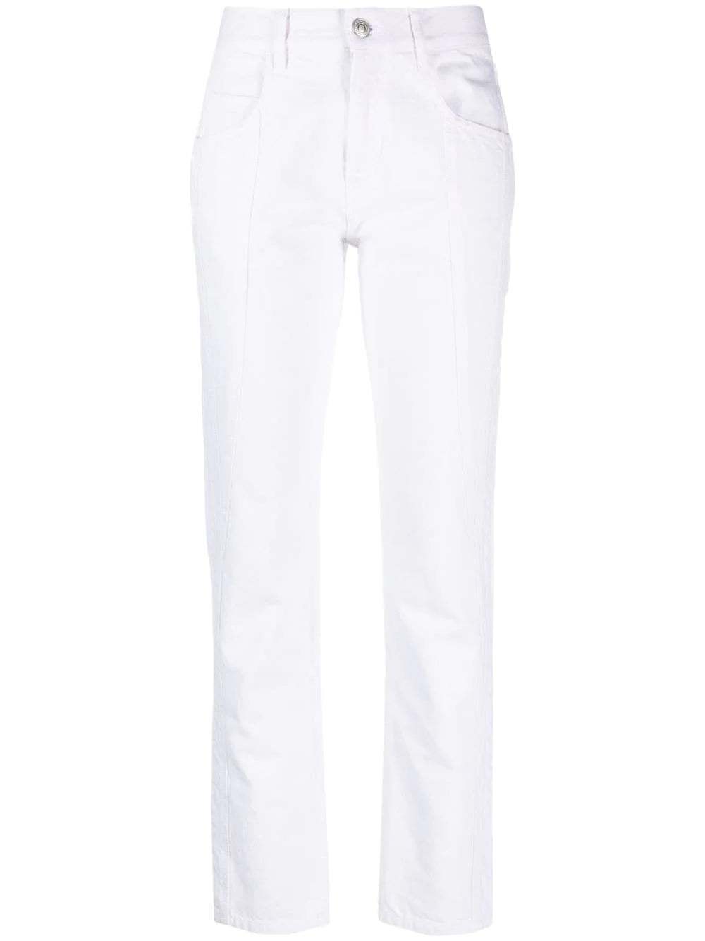 ISABEL MARANT Pantaloni cotone bianco