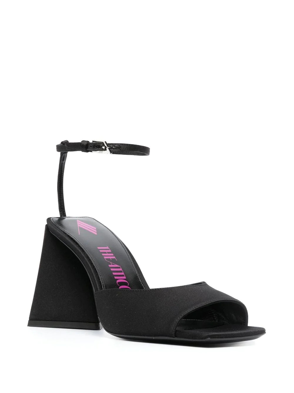 THE ATTICO Sandalo in pelle nera