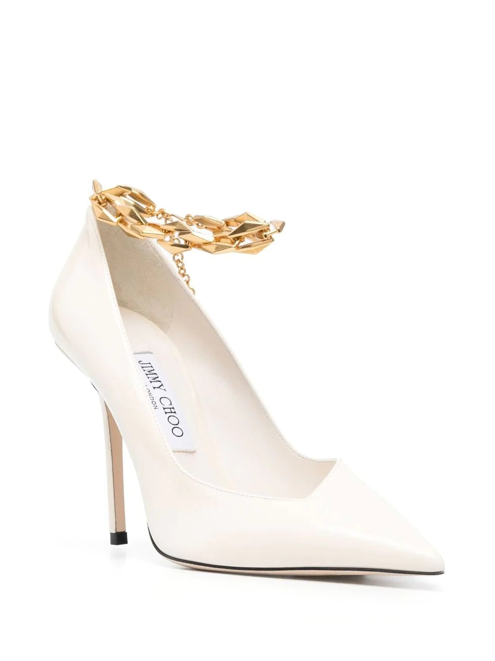 JIMMY CHOO Décolleté in pelle crema