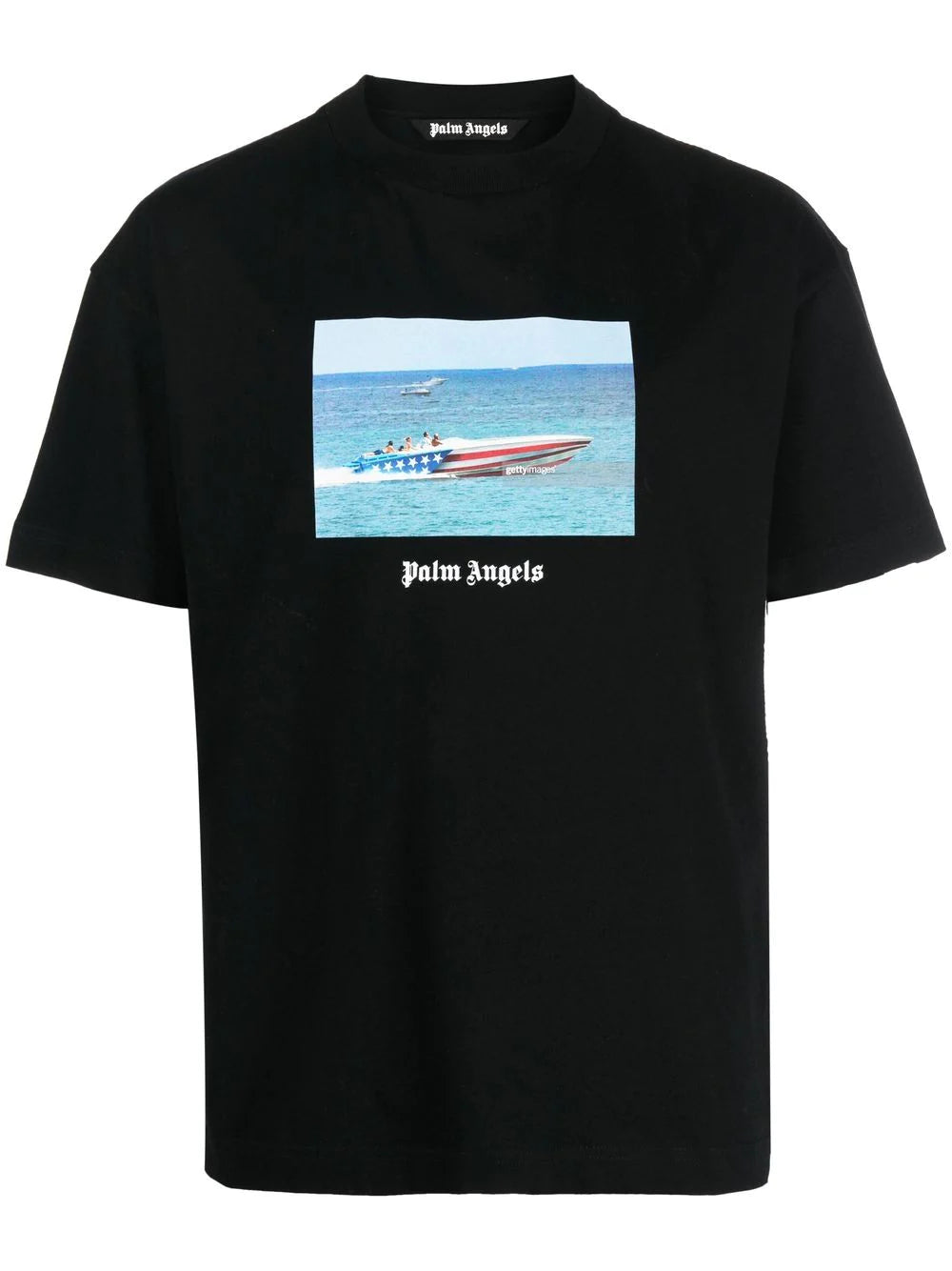 PALM ANGELS T-shirt in cotone nero