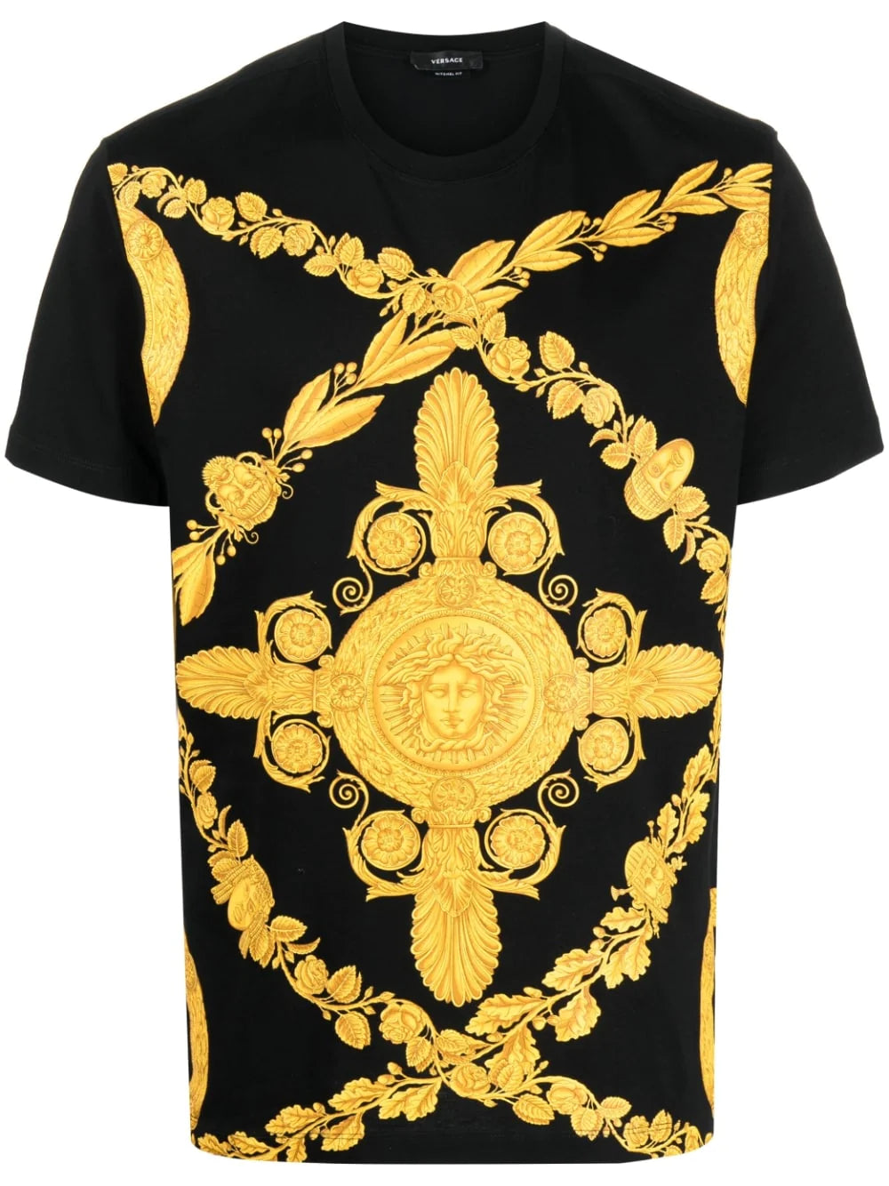 VERSACE T-shirt in cotone nero