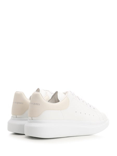 Alexander Mcqueen Sneaker "Oversize" talloncino vaniglia