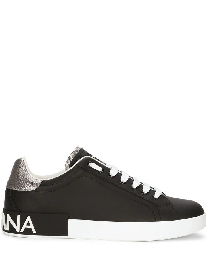 DOLCE & GABBANA Sneakers in pelle nera