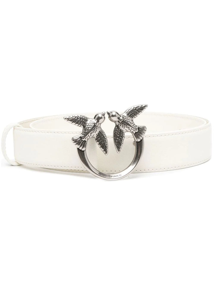 PINKO Cintura pelle bianco