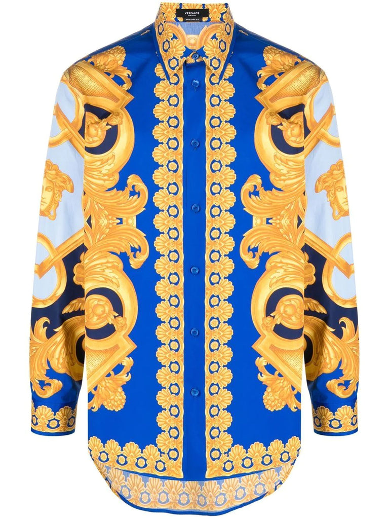 Sleeve Camicia Barocco Versace Camicia Versace Uomo Barocco Camicia Stampa Barocco