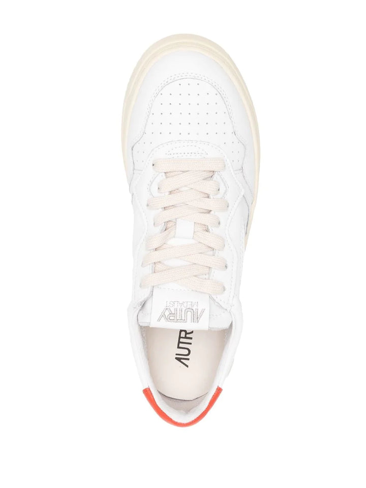 AUTRY Sneakers in pelle bianca