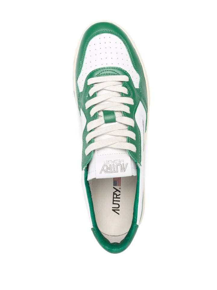 AUTRY Sneaker pelle verde