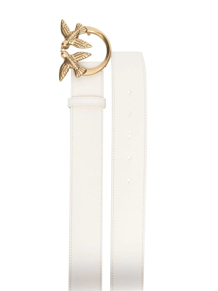 PINKO Cintura pelle bianco