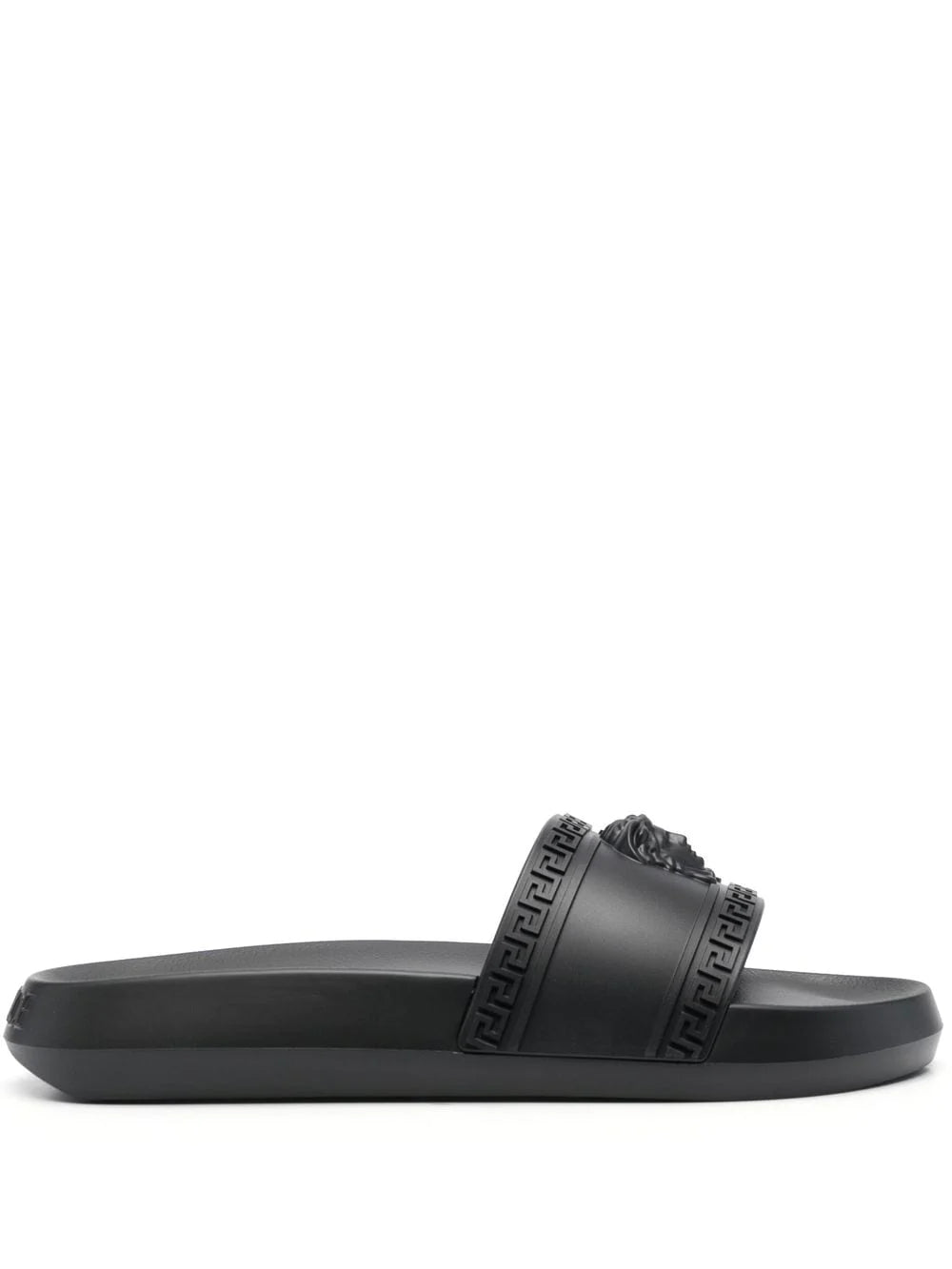 VERSACE Ciabatta gomma nero