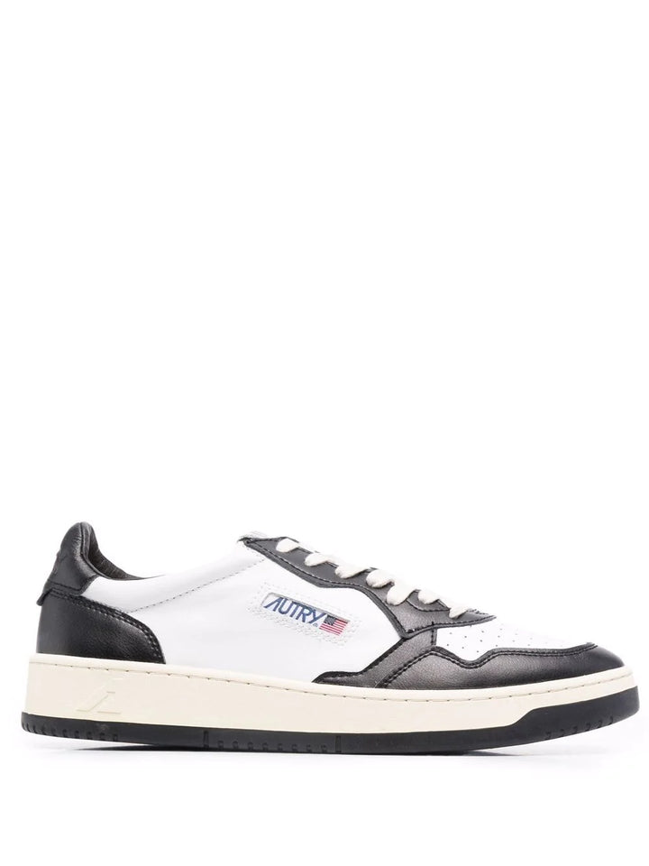 AUTRY Sneakers pelle bianca e nera