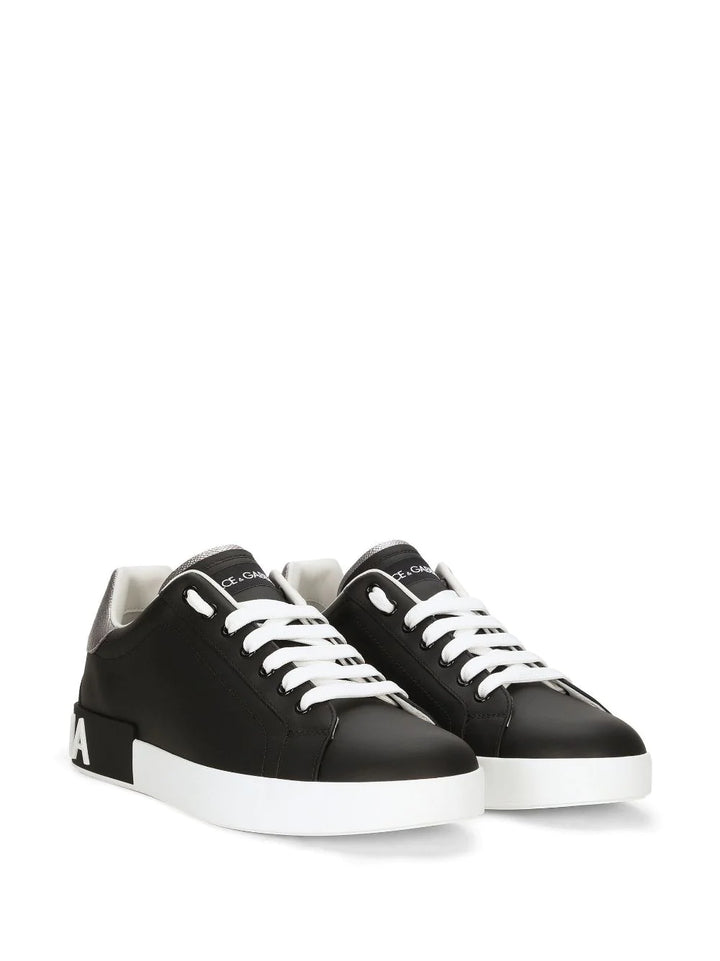 DOLCE & GABBANA Sneakers in pelle nera